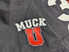 💀😈 RARE 90s/Y2K Half Bad 333 Muck U 52 Poker AAA 2XL T Shirt Half EVIL Devil