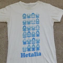 Hetalia anime tshirt,vintage tshirt