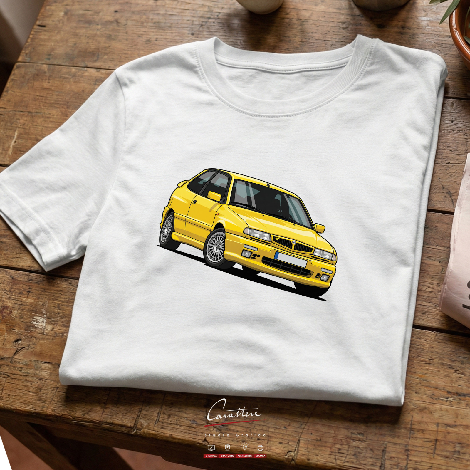 VINTAGE LANCIA DELTA HPE HF TURBO CAR T-SHIRT | XS - 4XL gallery