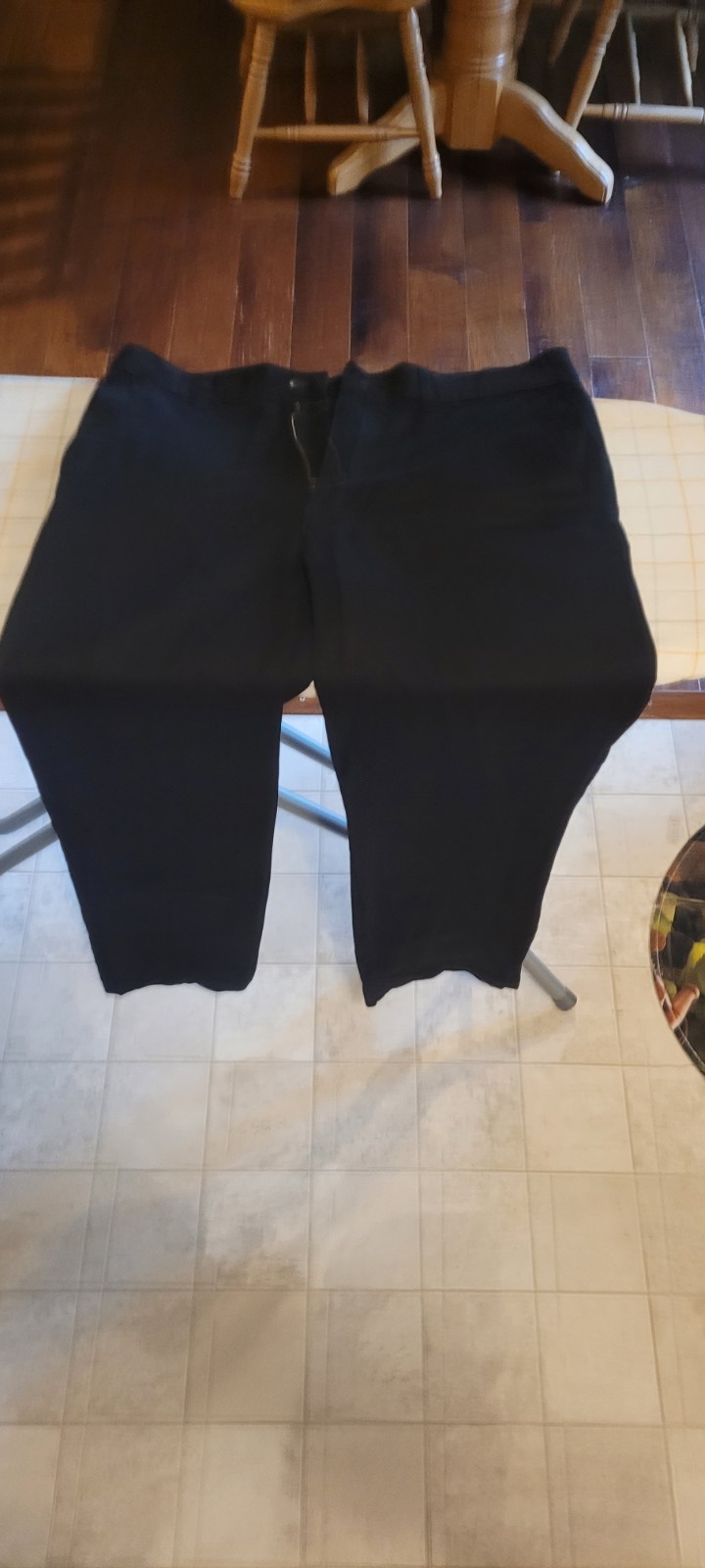 George Black Dress Pants Straight Leg 34" Inseam gallery