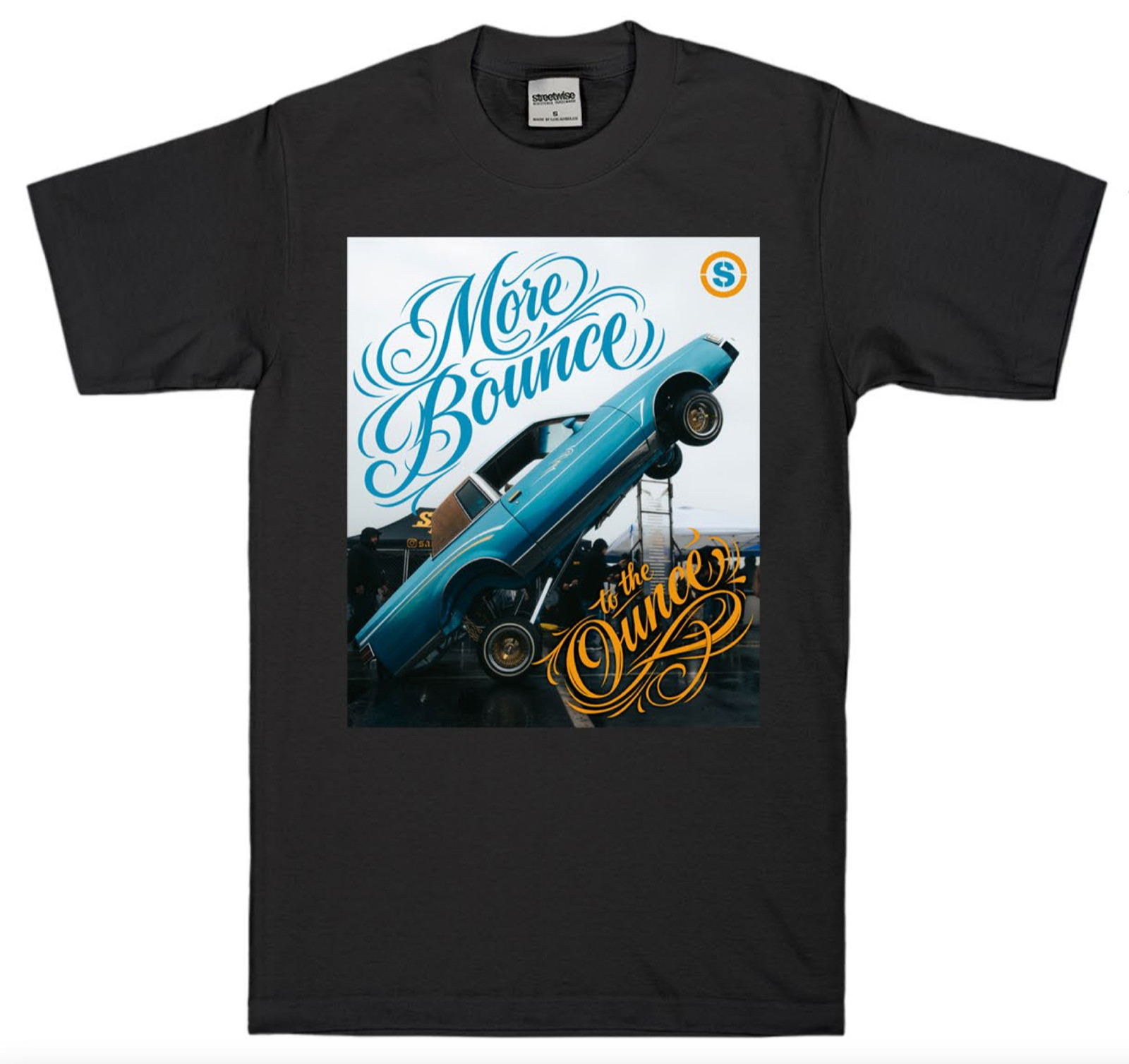 Streetwise Bounce Graphic T-Shirt Black M-L-XL-2XL-3XL-4XL-5XL gallery