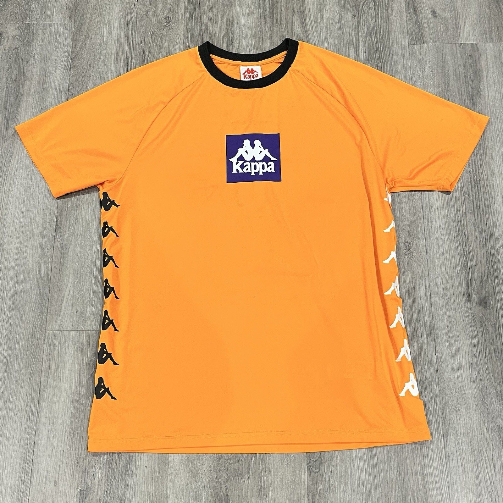 KAPPA Mens Short Sleeve Jersey #67 Orange Sz XL 2019 Fall Winter Collection gallery