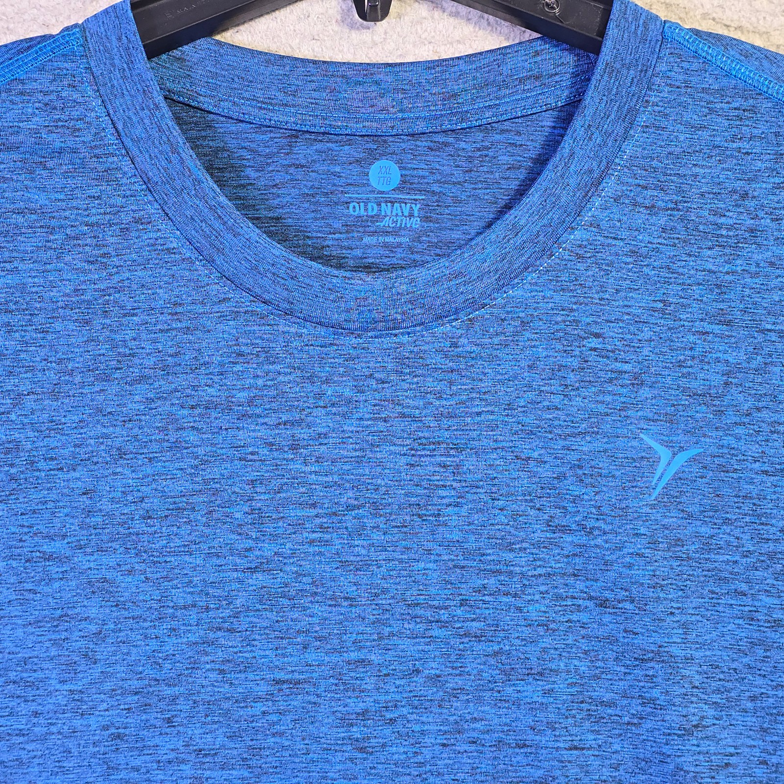 Old Navy FAST DRY MENS 2XL XXL Shirt BLUE Performance Running Fitness Core NWT gallery