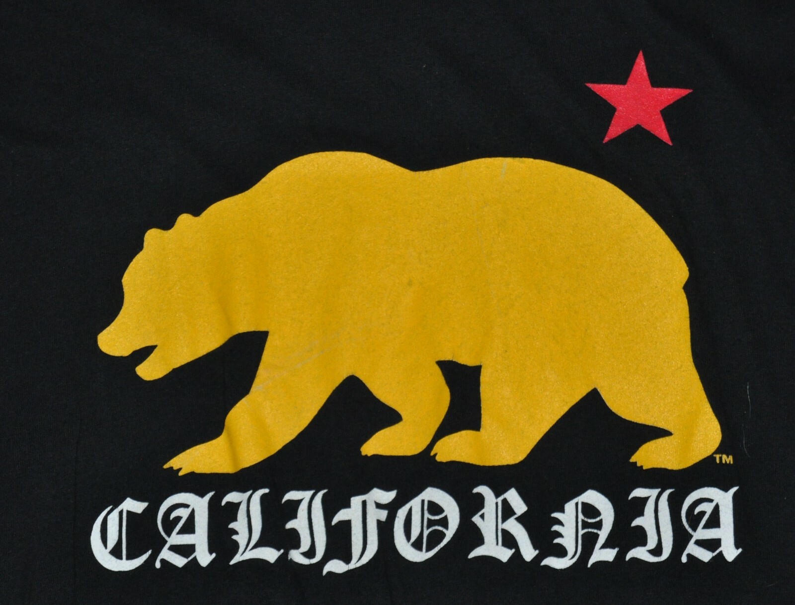 t-shirt medium california cali state symbol 21 inches pit 2 pit