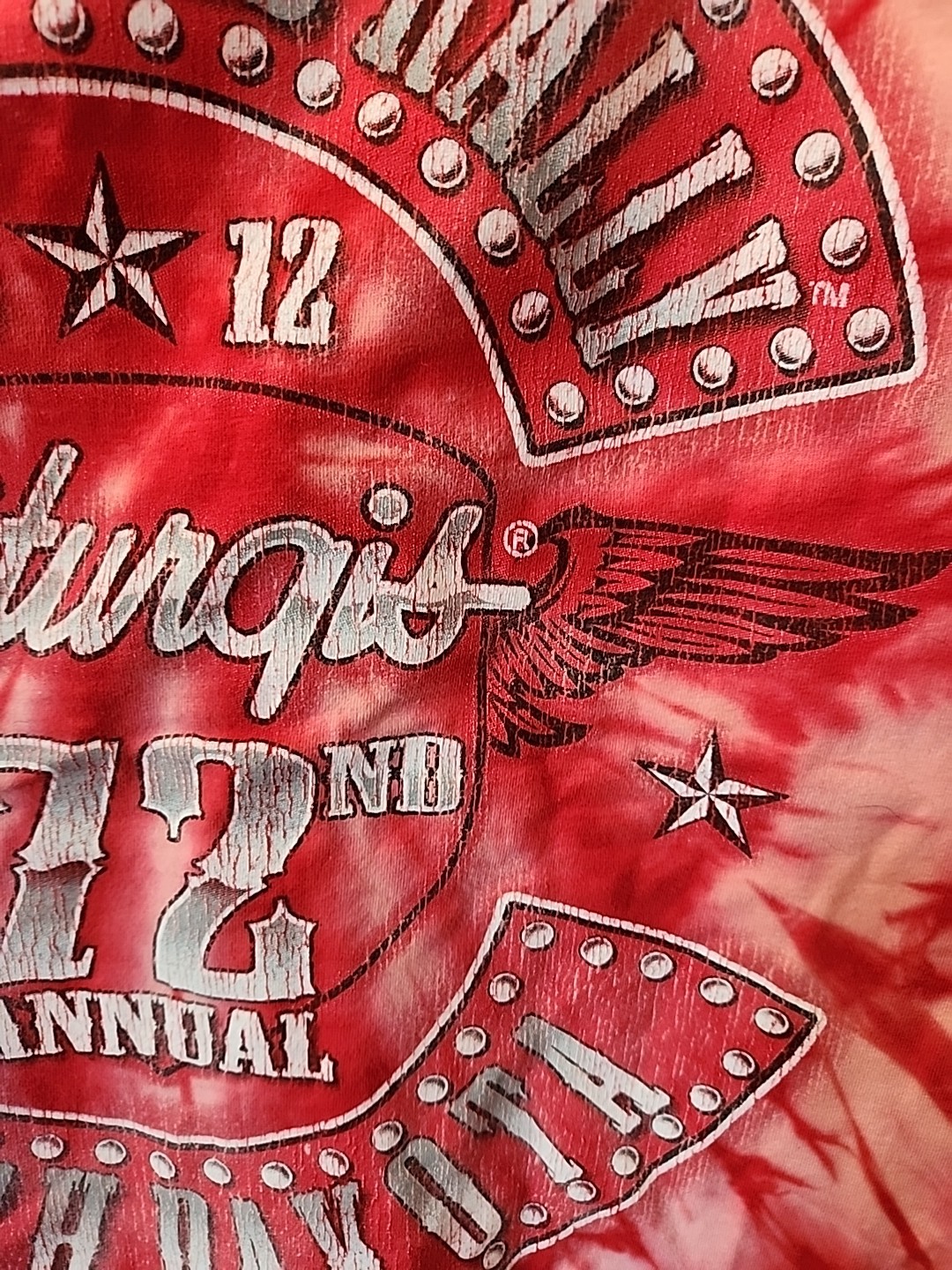 Red Tie Dye Black Hills Rally 2012 Sturgis 72nd Annual South Dakota gallery