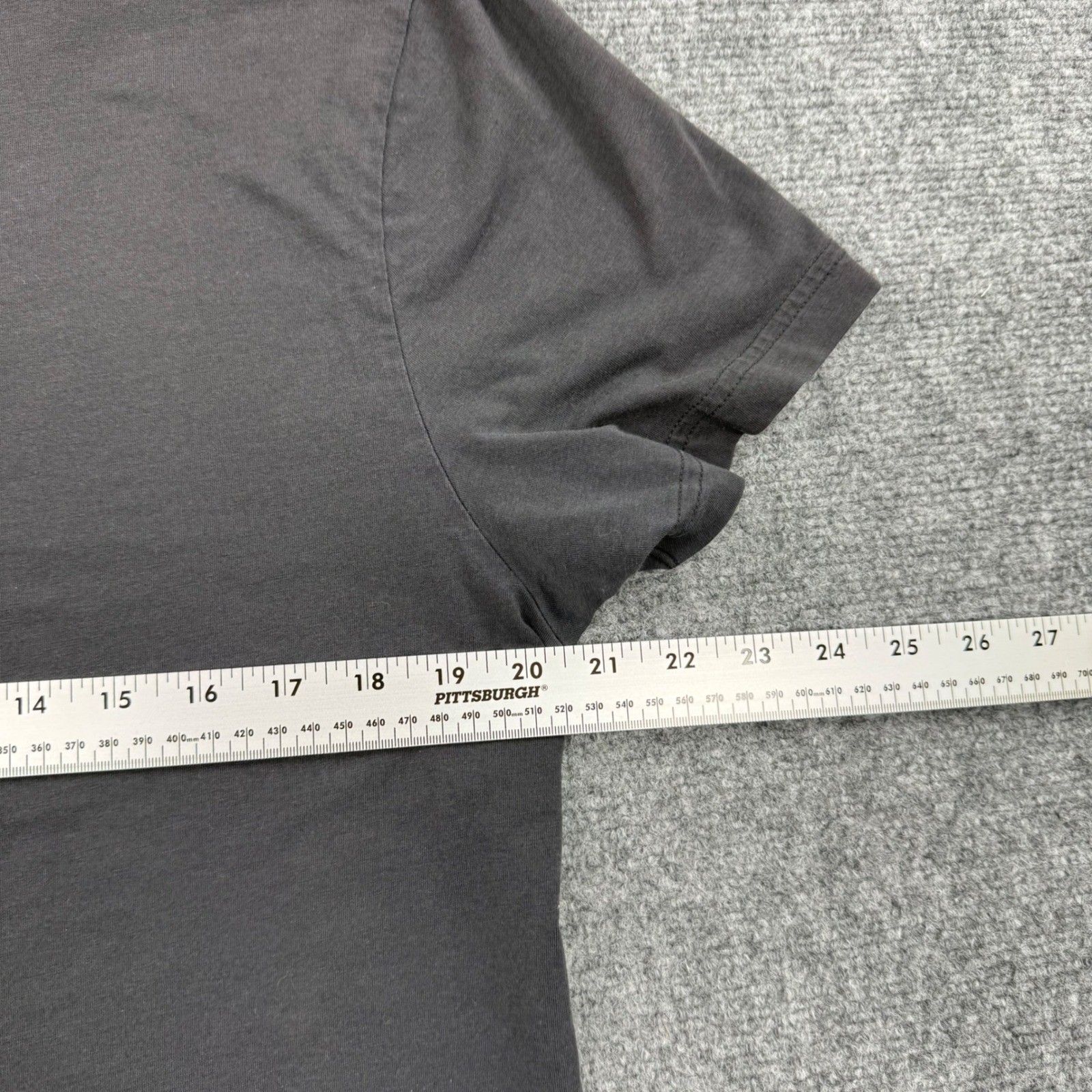 RHONE Mens V Neck T Shirt L Gray Cotton Polyester Spandex Short Sleeve Casual gallery