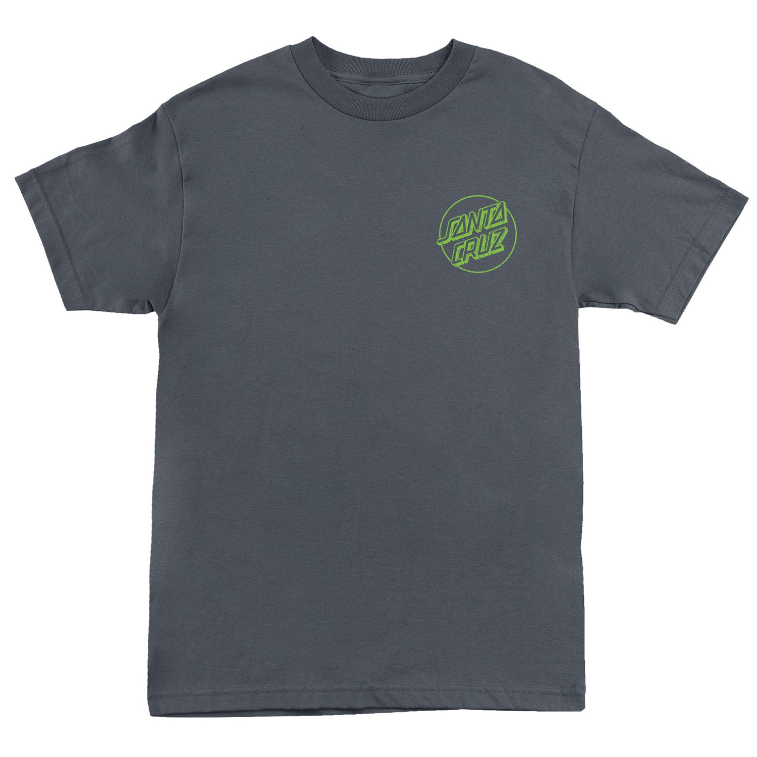 Santa Cruz Skateboards Shirt Opus Dot Charcoal Toxic Crackle gallery