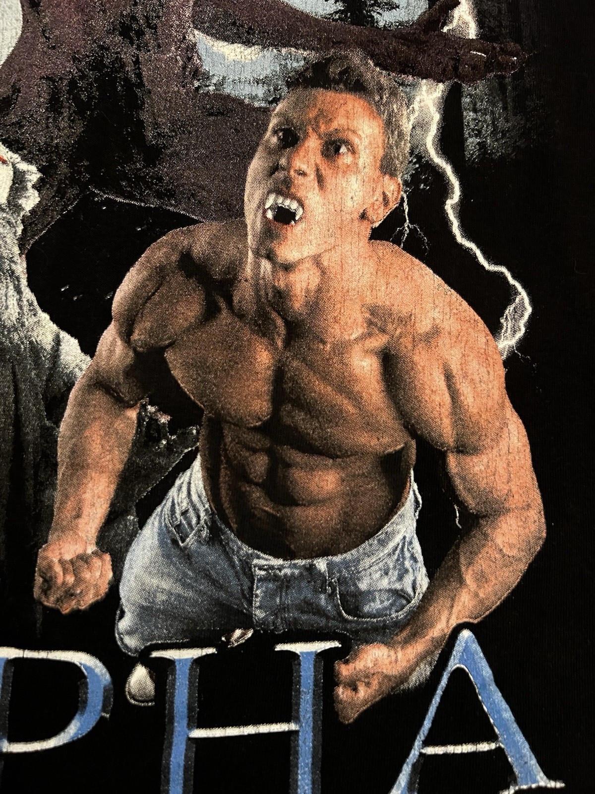 Vintage Style "ALPHA" Werewolf Movie T-Shirt SOLD OUT EVERYWHERE gallery