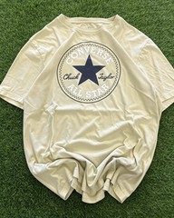 Converse T-shirt L Men’s Logo Front Oversized Loose Fit Y2K