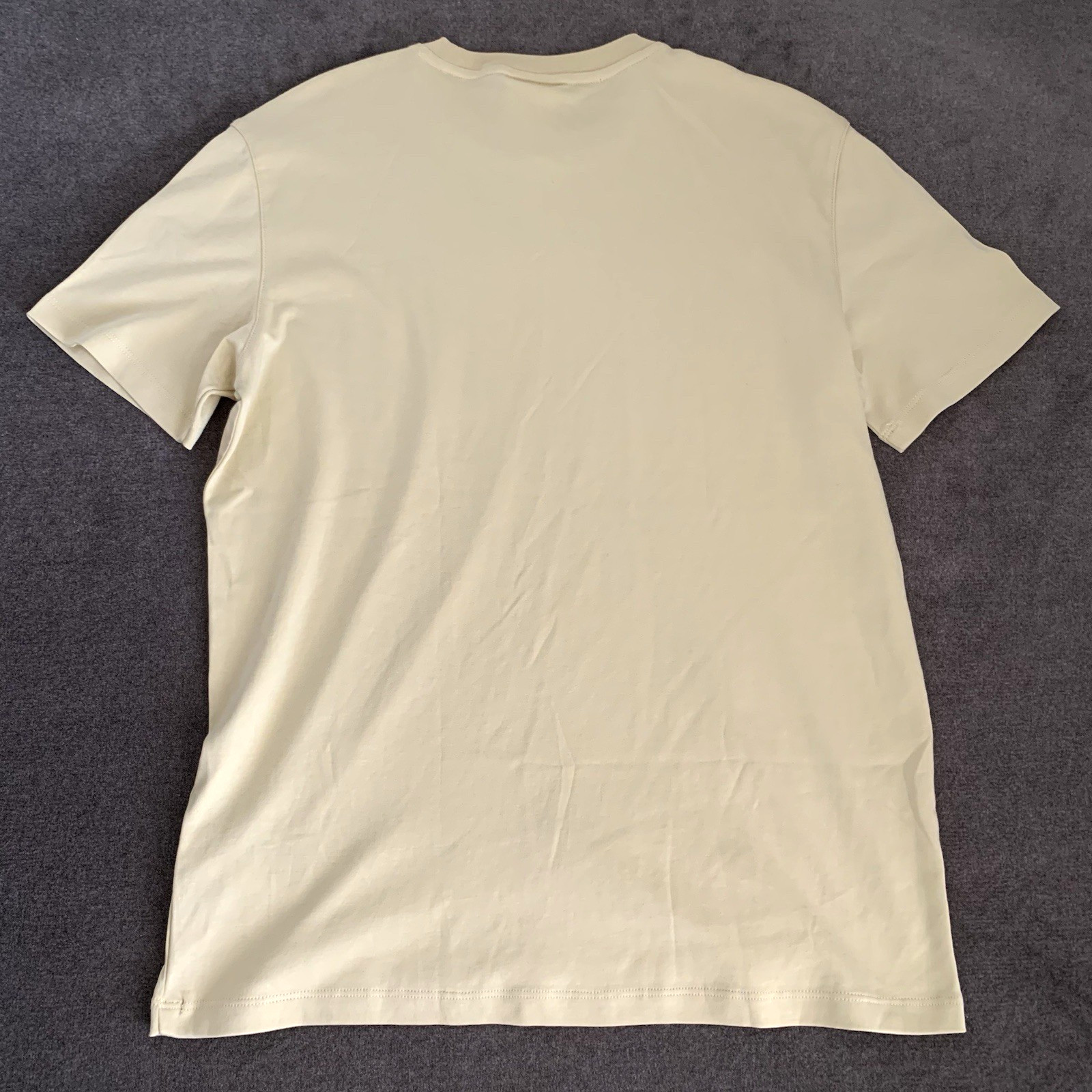 Calvin Klein Mens L Short-Sleeve Supima Cotton Soft Interlock T-Shirt Parsnip NI gallery