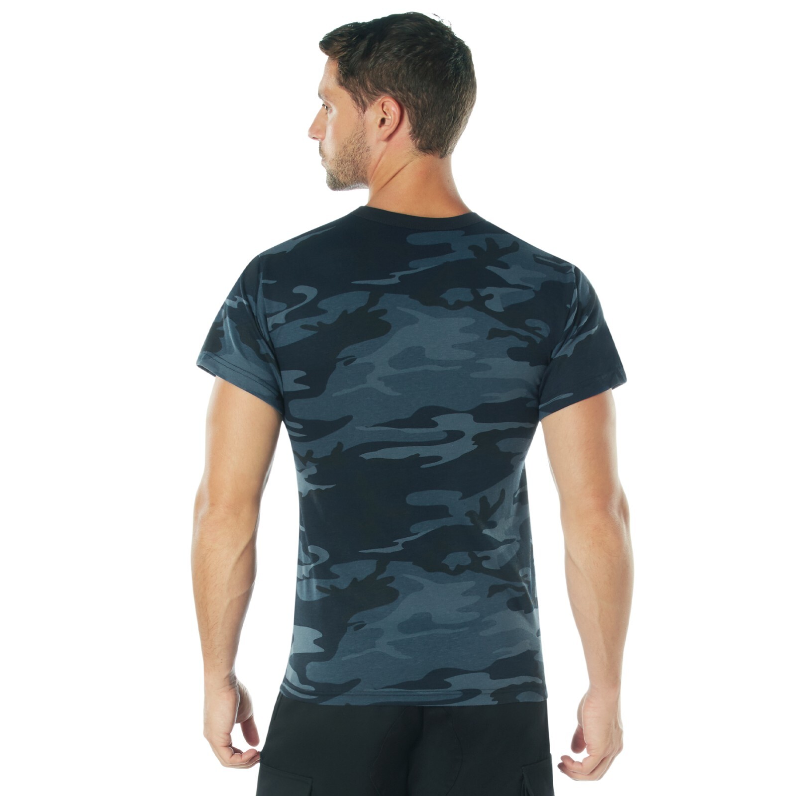 Rothco Midnight Blue Camo Men's Short Sleeve Tee - Colored Camo T-Shirts gallery