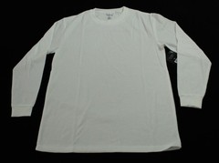 Blue Ice Men’s Modern Fit Waffle-Knit Classic Thermal T-Shirt AP2 White Large