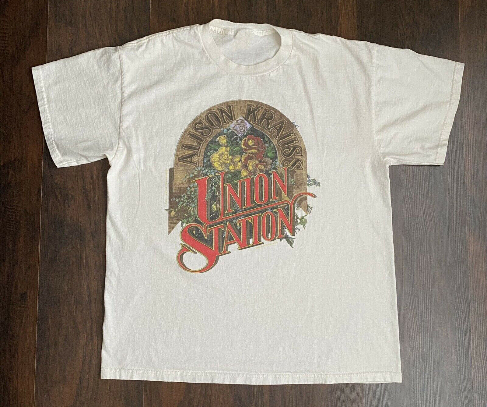 Vtg Alison Krauss Music Star Heavy Cotton White All Size Unisex Shirt
