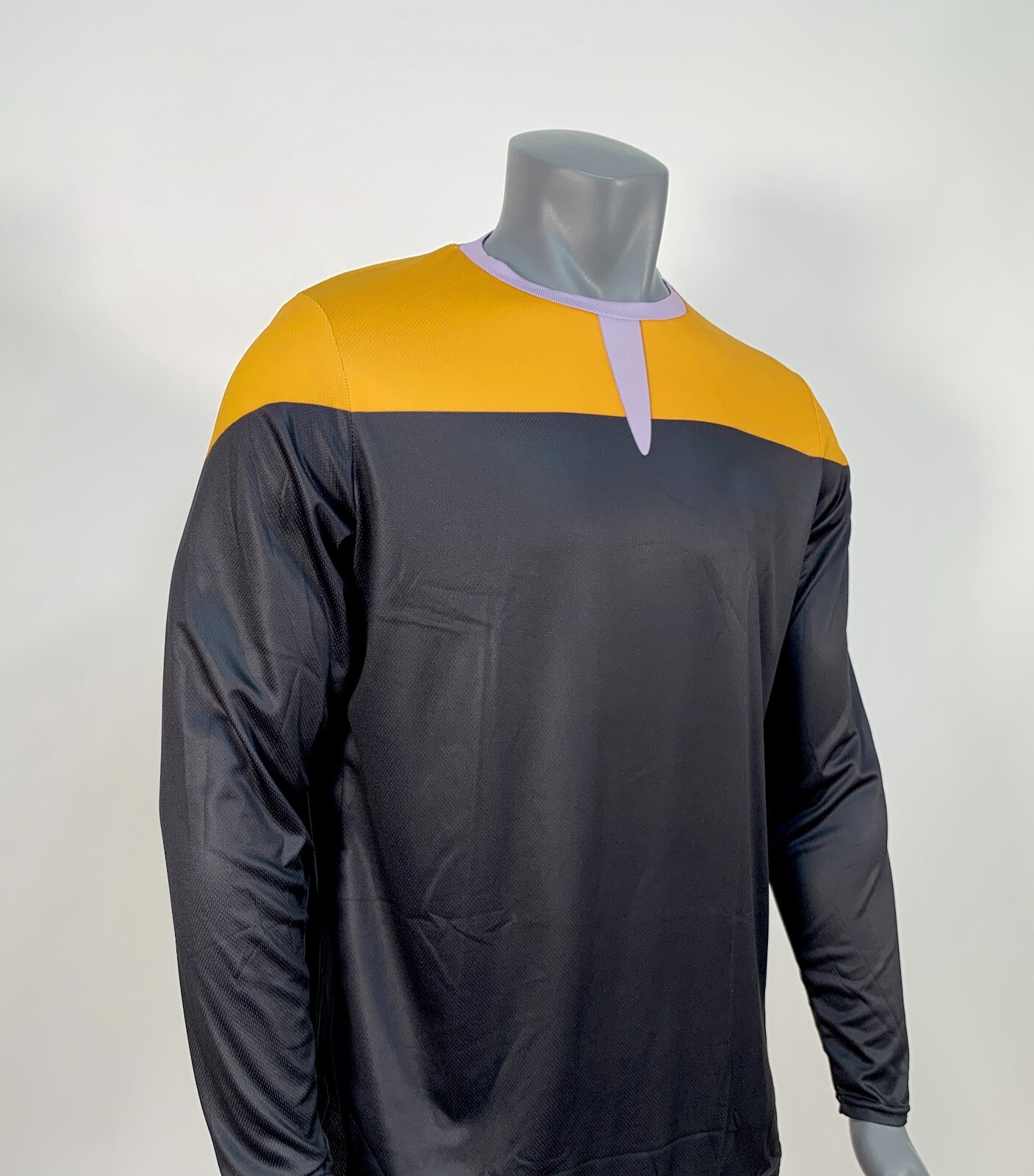 Starship Gold Uniform Shirt - No Badge - Yellow / Gold Federation Costume gallery