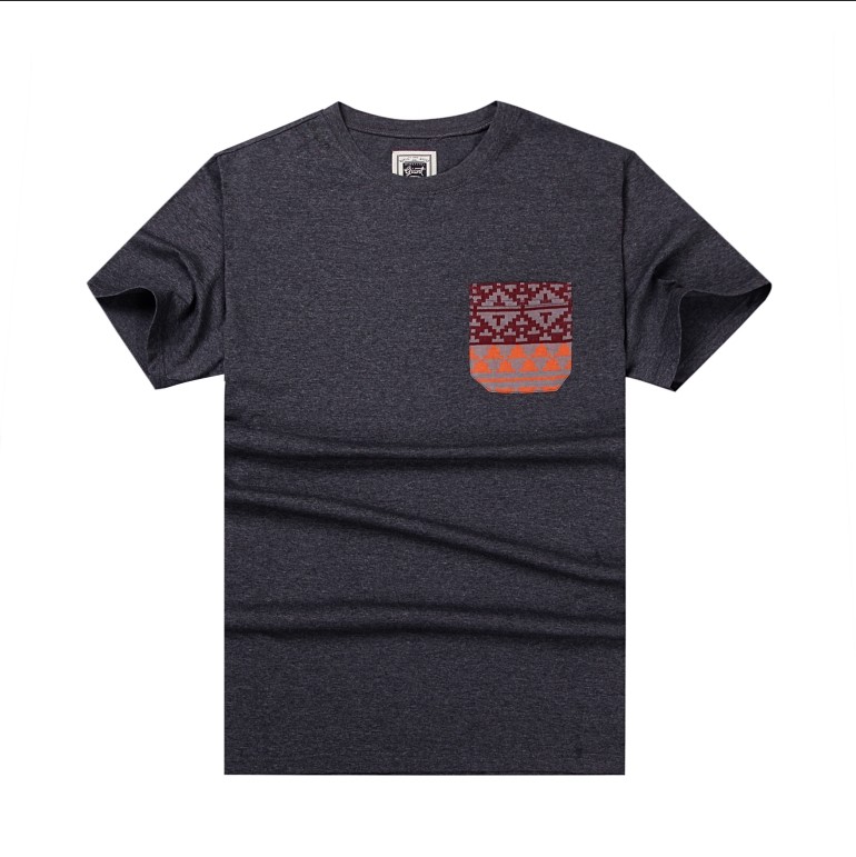 Slim Fit Men's T-Shirt Stretch Cotton Crew Neck Minimalist Design Basic Tee gallery