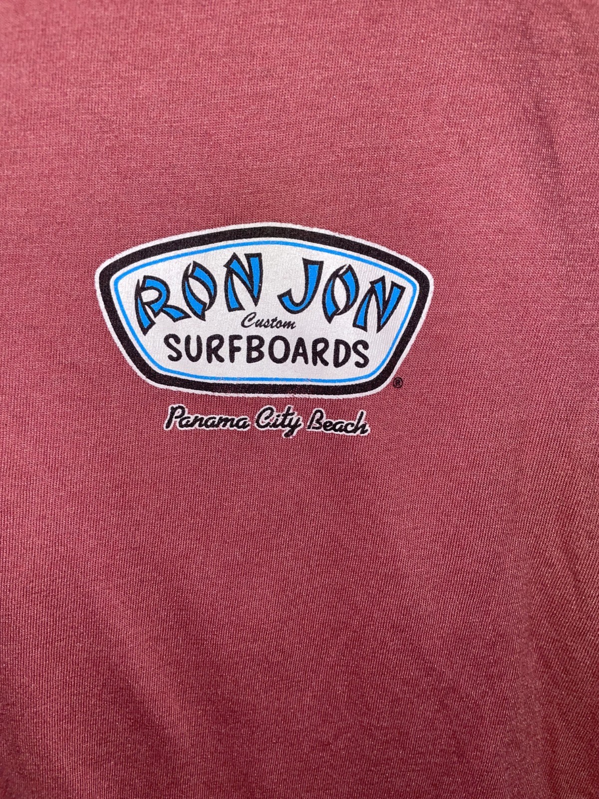Ron Jon Surf Shop T-Shirt Panama City Beach Surfing Women's M pink logo gallery