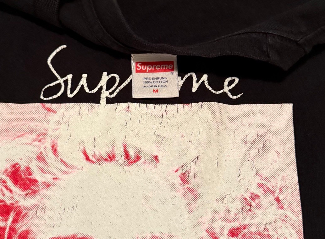 MADONNA - SUPREME Justify My Love Shirt Black Medium 100% Authentic gallery