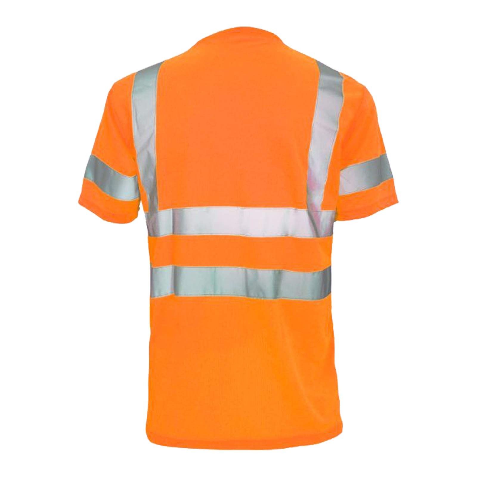 Hi Vis T Shirt ANSI Class 3 Reflective Safety Lime Orange Short Sleeve HIGH V... gallery