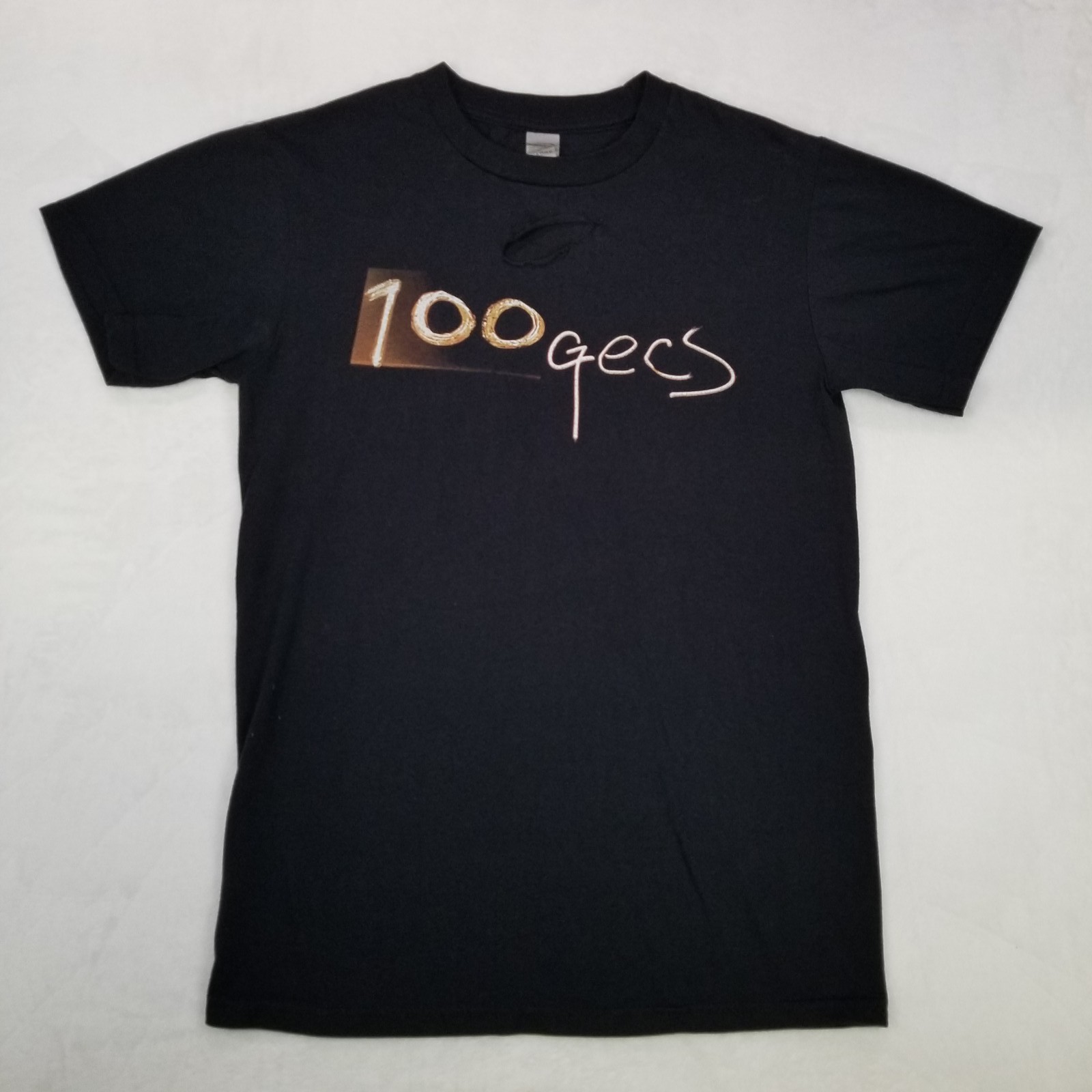 Hammer Men's Black 100 Gecs Graphic T-Shirt Insert Weed Here Size Small Casual gallery
