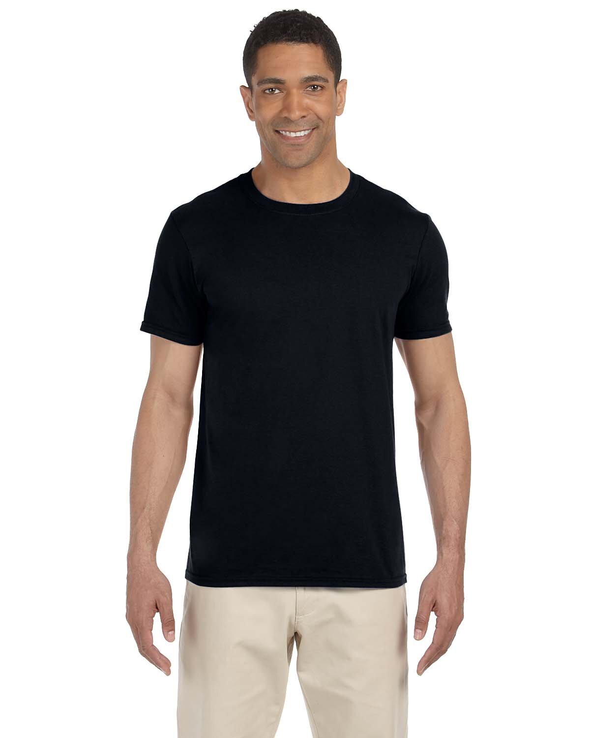 5 Pack Of Gildan Adult Softstyle Stylish T Shirt Casual Plain T-Shirt - G640 gallery