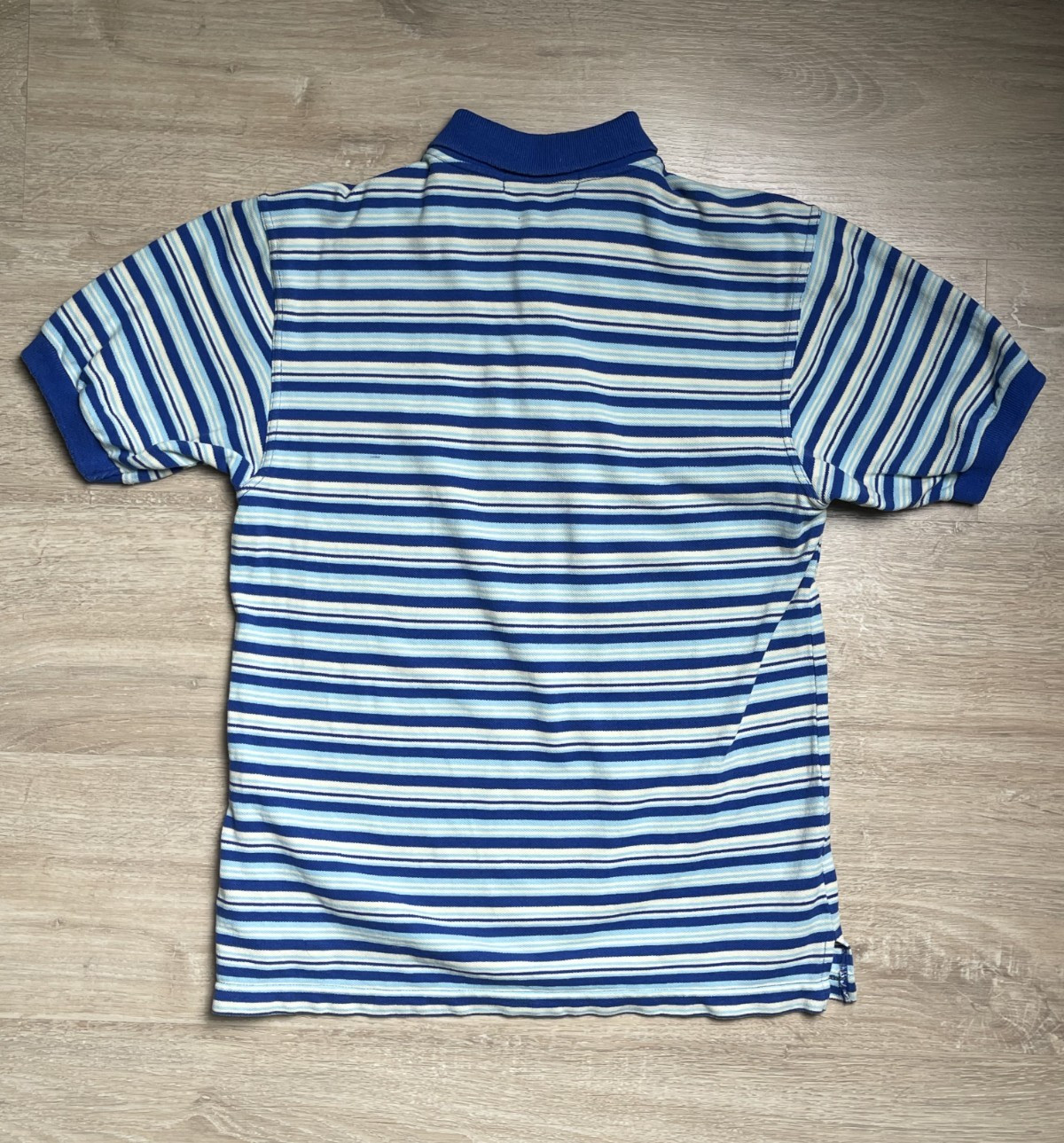 Vintage Bitch Skateboards Striped Button Up Polo T Shirt Men’s Size Medium 90S gallery