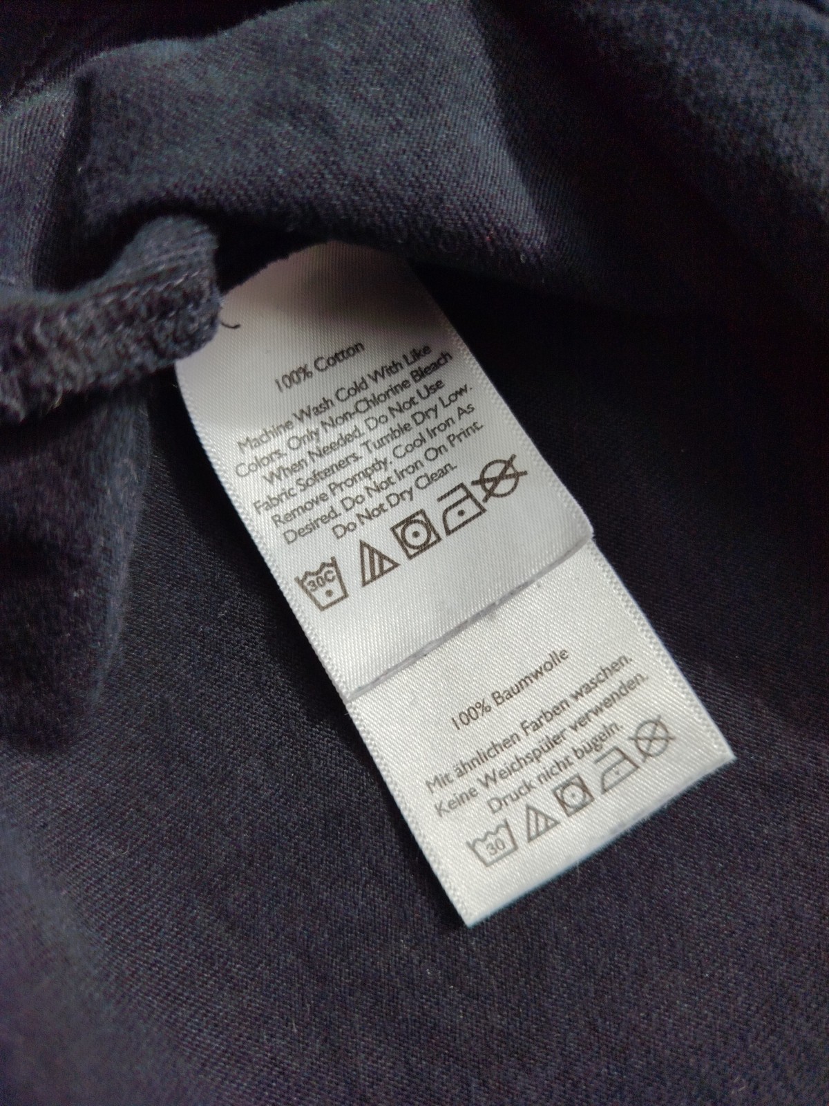 Eddie Bauer Mens Legend Wash Black 100% Cotton T-shirt Pit 23" Length 29.5" gallery