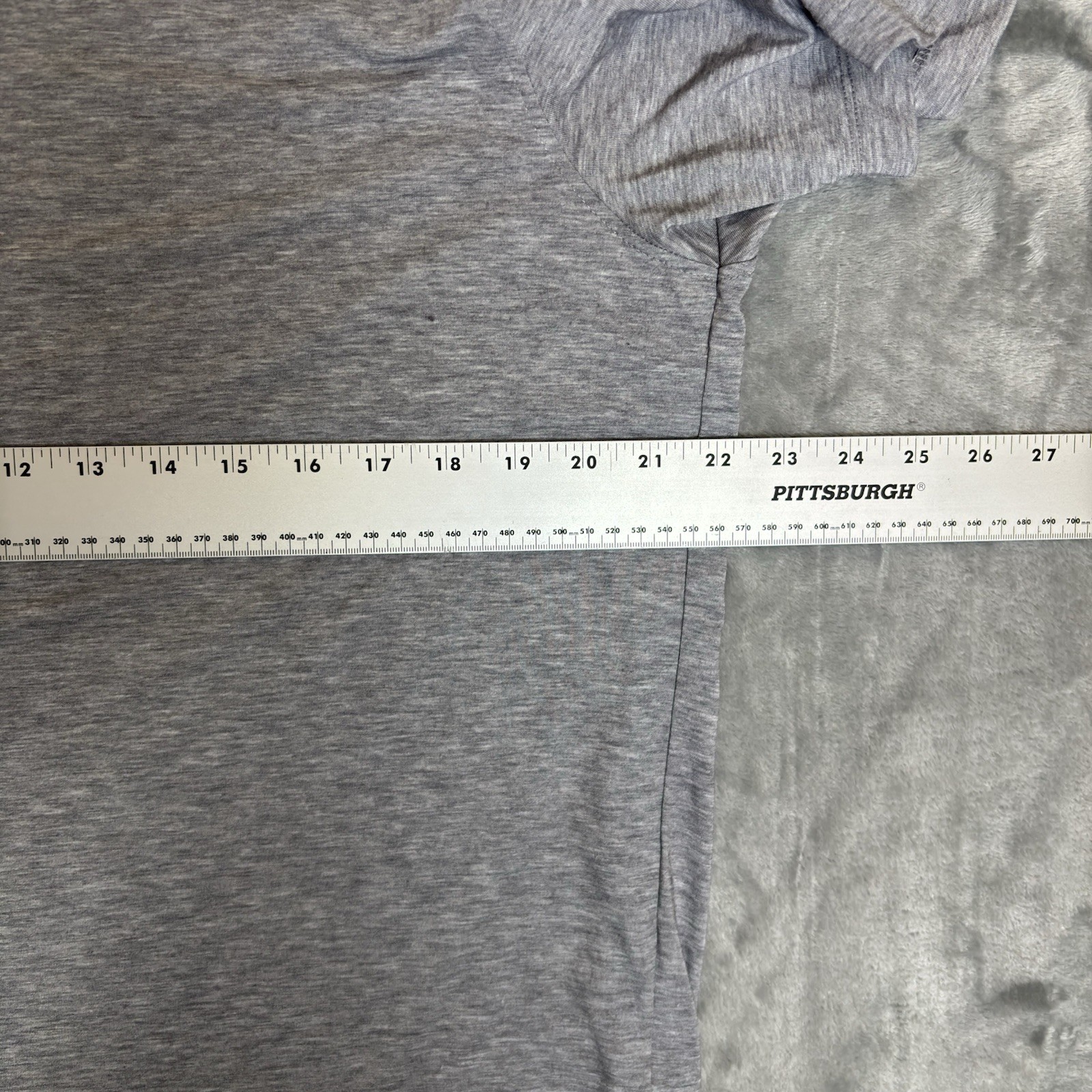 Municipal Sport Utility Gear T-Shirt Mens L Gray Stretch Performance Workout gallery