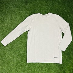RAWGEAR Long Sleeve Shirt Nice Embroidery #BM422 High Quality Light Grey M NWT