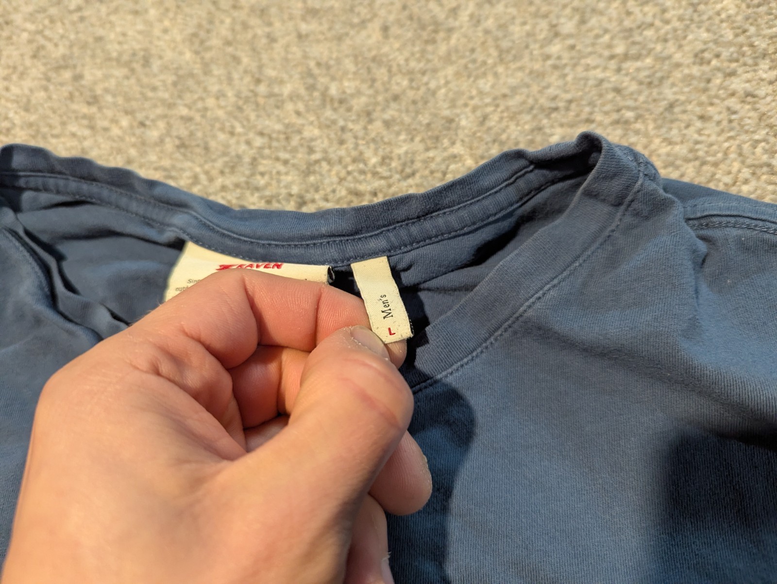 Fjallraven Shirt Mens Large Blue Ovik Pocket T-shirt gallery