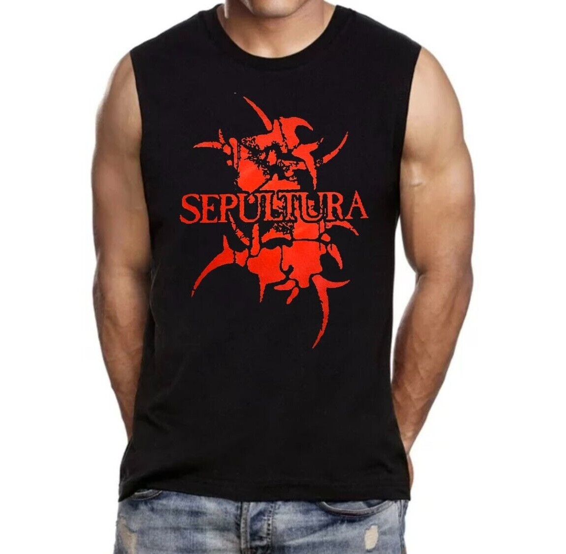 Sepultura Metal Group Men’s Muscle Shirts (Multiple Variations)