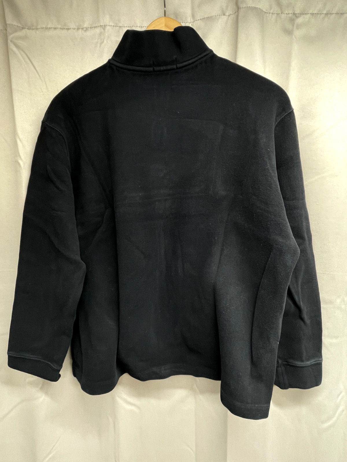 Ralph Lauren Polo Quarter Zip Mens XL Black Sweater Pullover Made In Sri Lanka gallery
