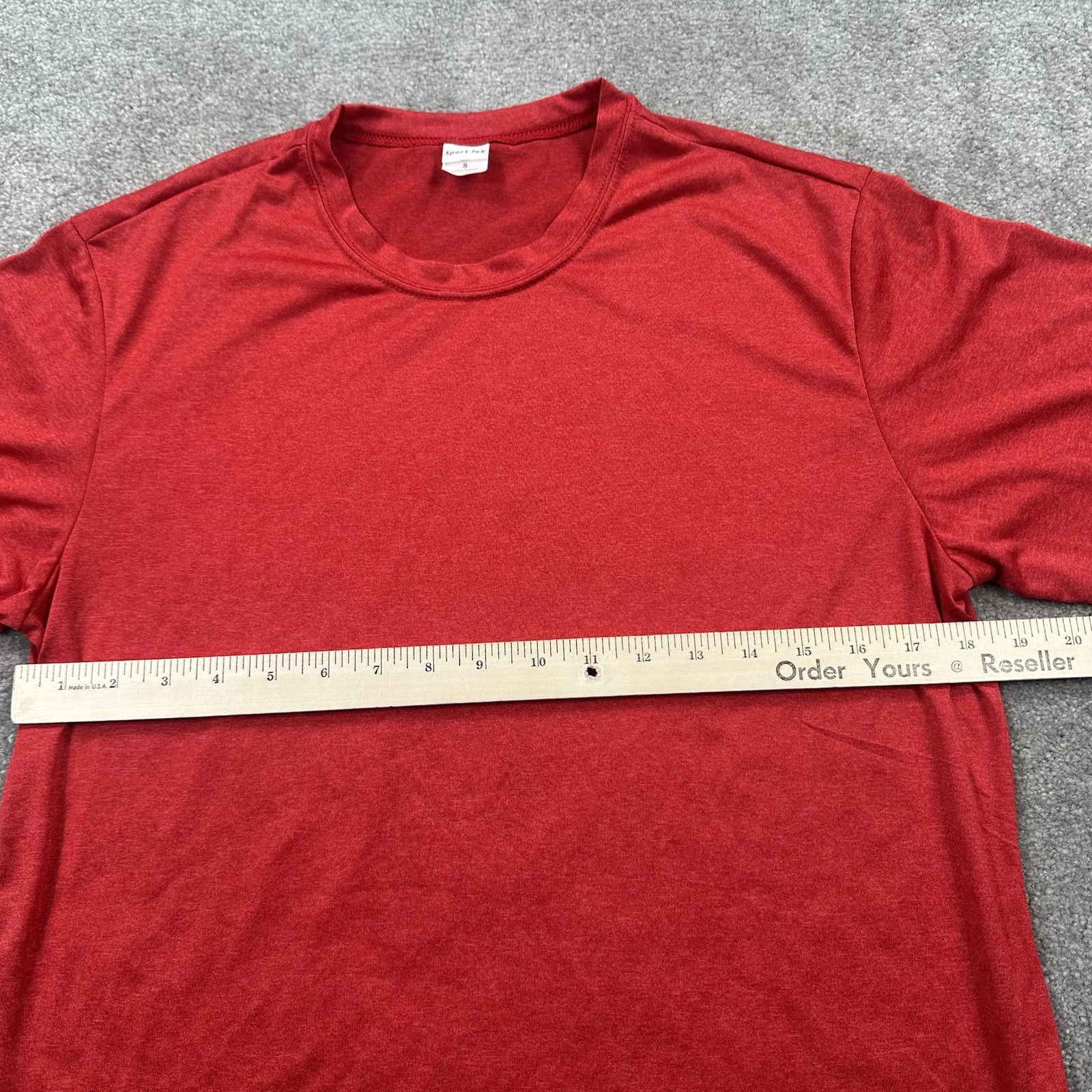 Sport Tek Adult T Shirt Size Small Red Short sleeves Crew Neck gallery
