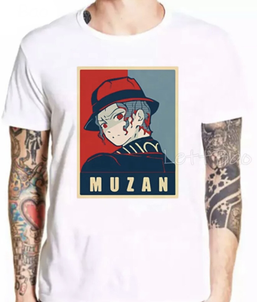 Demon Slayer | Muzan | T-Shirt men | ANIME | Free Shipping | Size (L)