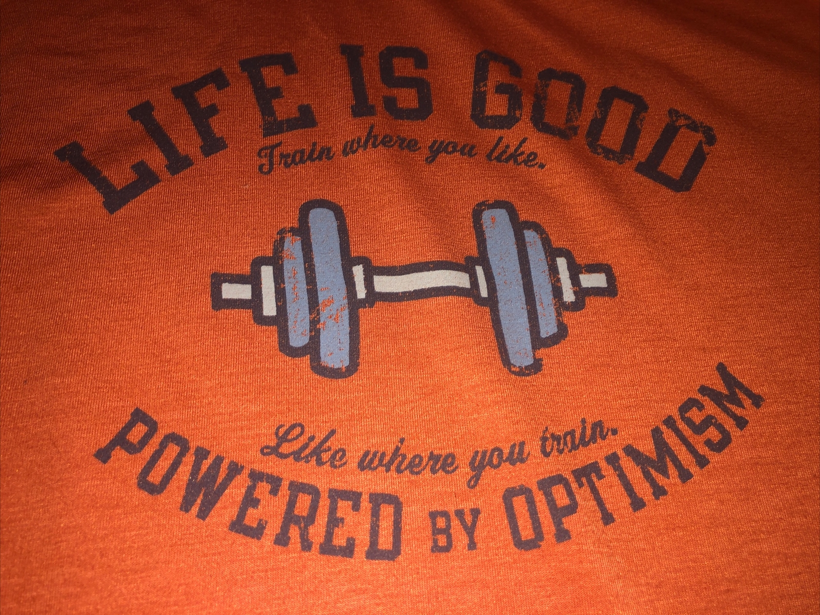Good Move by Life is Good Men's XXL Powered by Optimism Semi Fitted T-shirt gallery