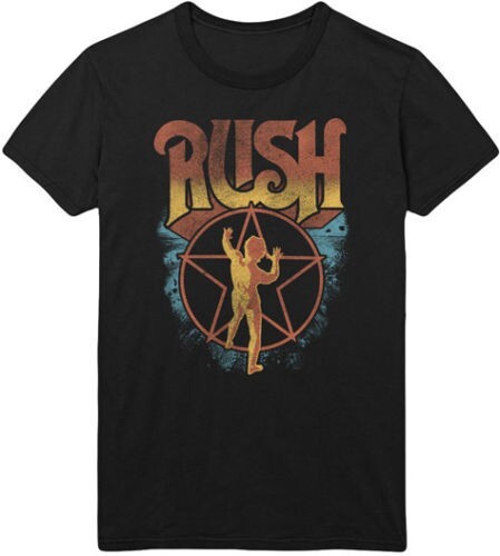 Rush Ombre Starman Progressive  T-shirt Black Men S-234XL  A205