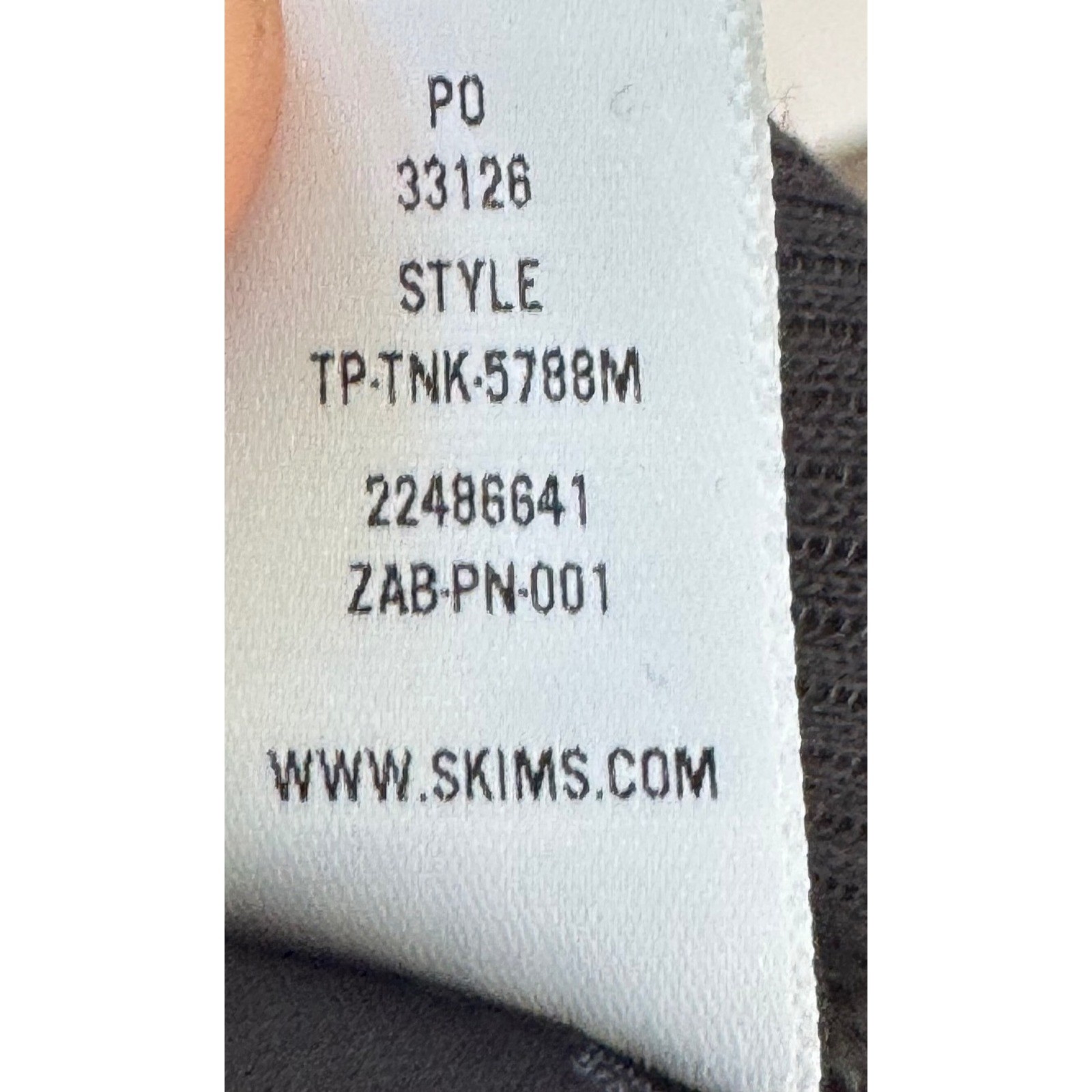 SKIMS Mens Cotton Rib Tank Top Onyx Black Ribbed Scoop Neck TP-TNK-5788M Size M gallery