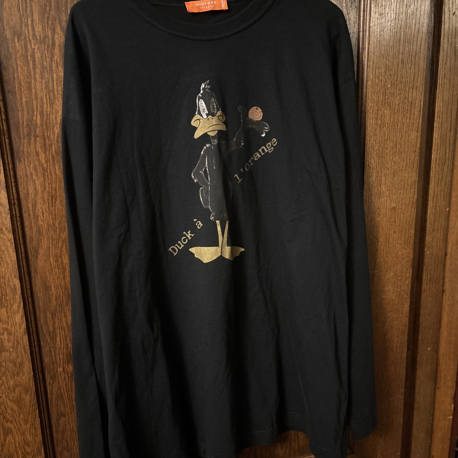 Vintage iceberg Long Sleeve Daffy Duck Shirt XXXL