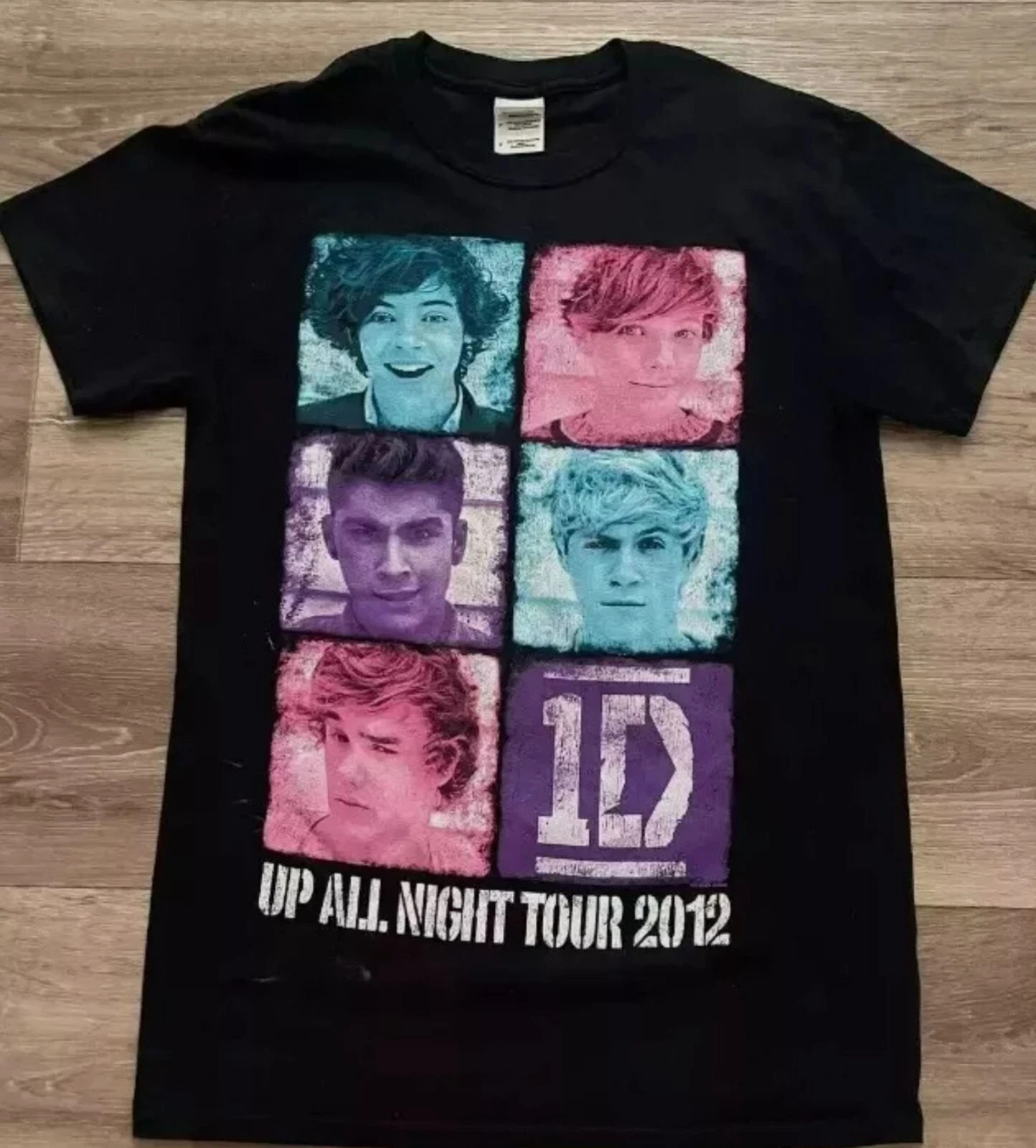 LIMITED! 2012 One Direction Up All Night Tour Cotton Black Unisex T-shirt S-5XL gallery