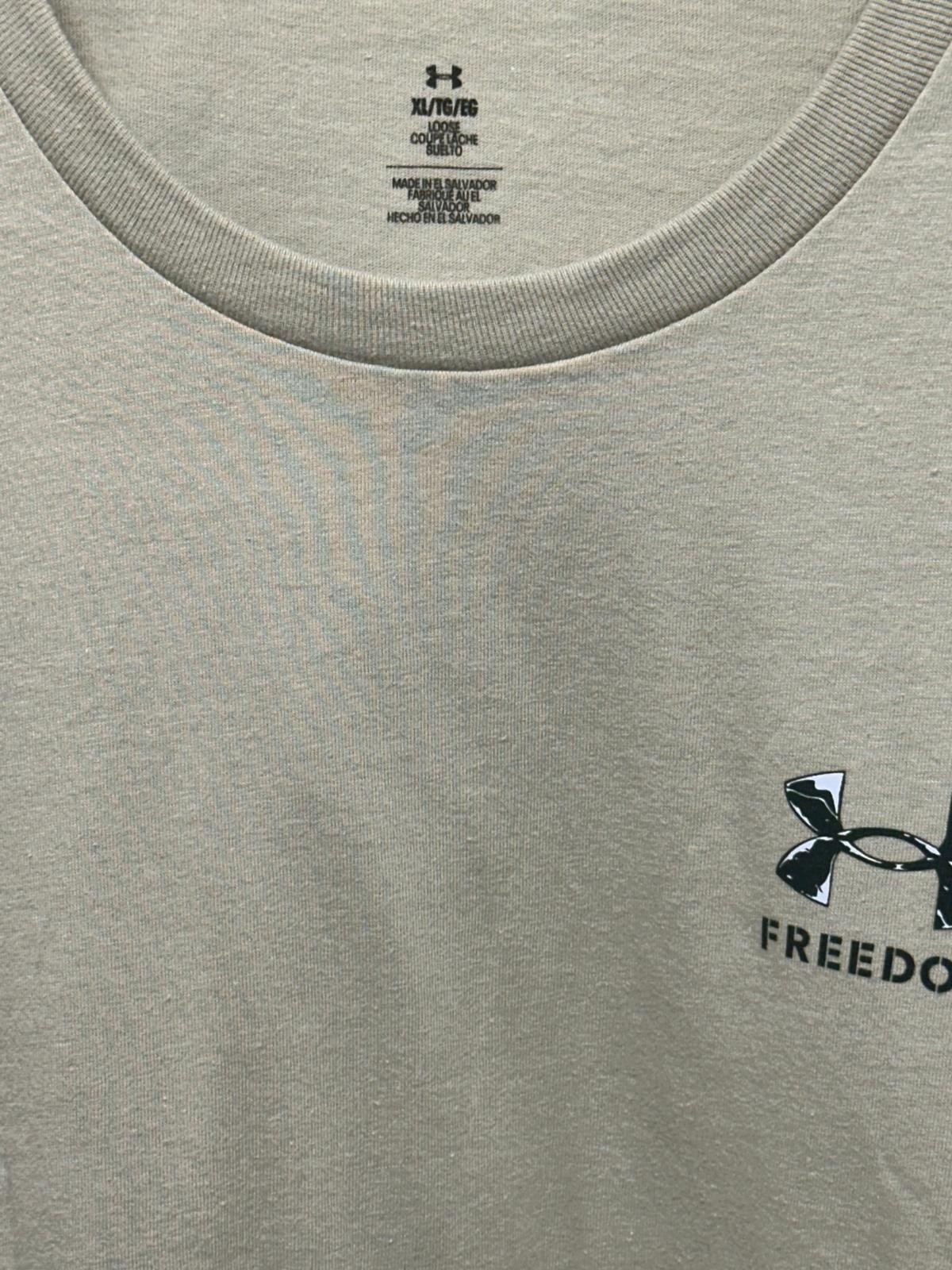 Under Armour Freedom Snake Knife Tee Shirt Mens XL Desert Sand Tactical Graphic gallery