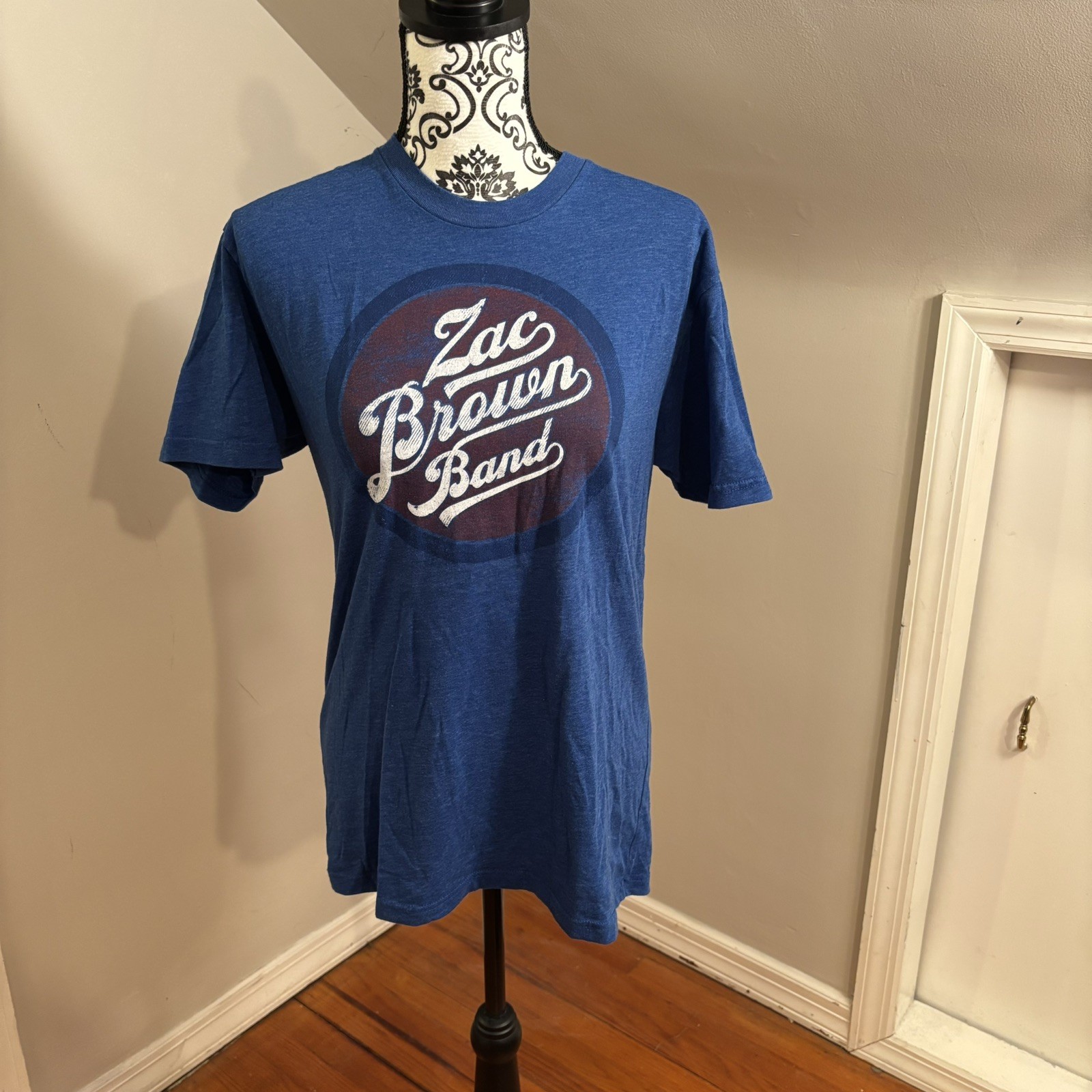 Zac Brown Band Jekyll And Hyde Tour 2015 Blue Graphic T-shirt Size M Country gallery