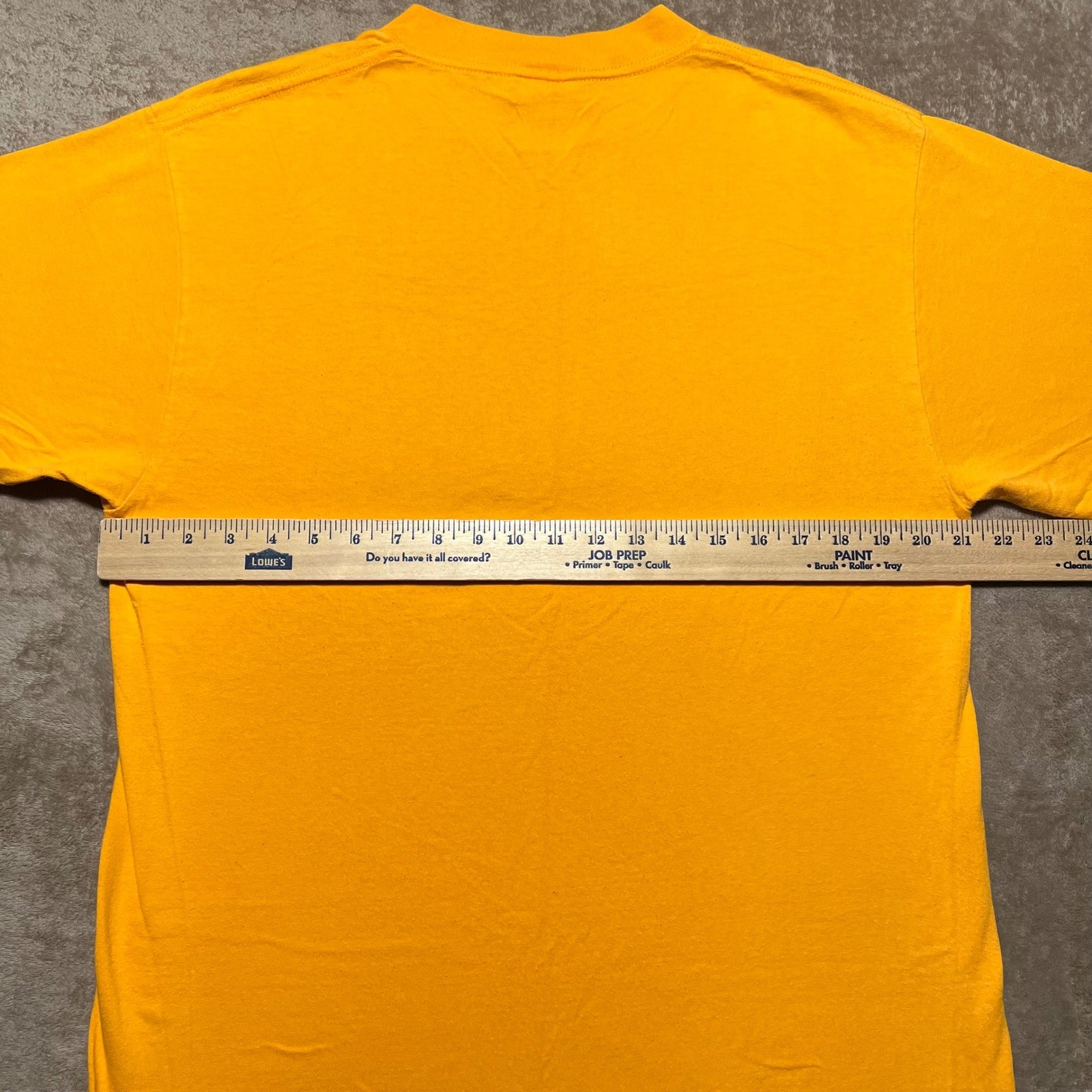 Vintage 90s Maryland Puff Print T Shirt Mens Large Yellow Deer Animal Tultex Tee gallery