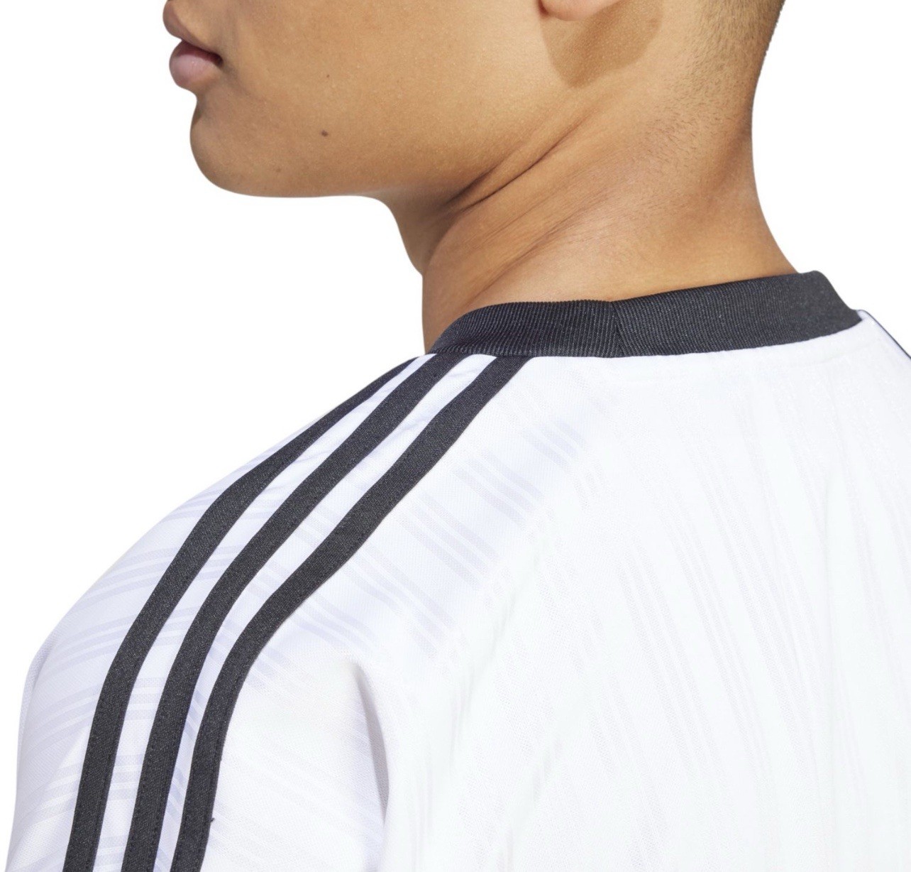 NEW MEN'S ADIDAS ORIGINALS TREFOIL POLY TEE SHIRT SIZE Large White IM9459 gallery