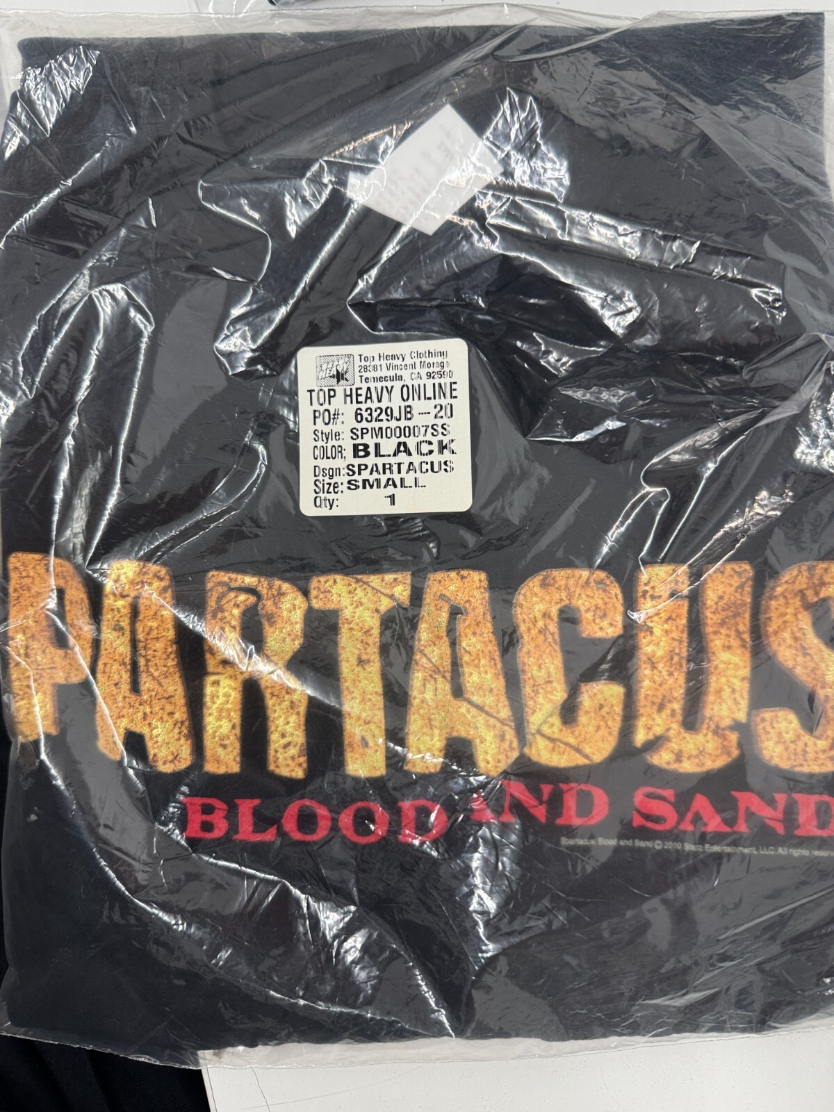 SPARTACUS MENS BLOOD AND SAND GLADIATOR T SHIRT gallery