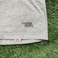 Human Made Shirt Large Nigo Bear Logo Plain Basic Grey Streetwear Tee