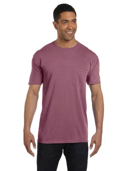 Comfort Colors Pocket T-Shirt in Berry - 9 SHIRTS - VARIOUS SIZES - S, M, L, XL gallery