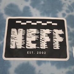 Neff Speedy Blue Clouds Tie Dye Short Sleeve T-Shirt Men’s Size S, M, L, XL
