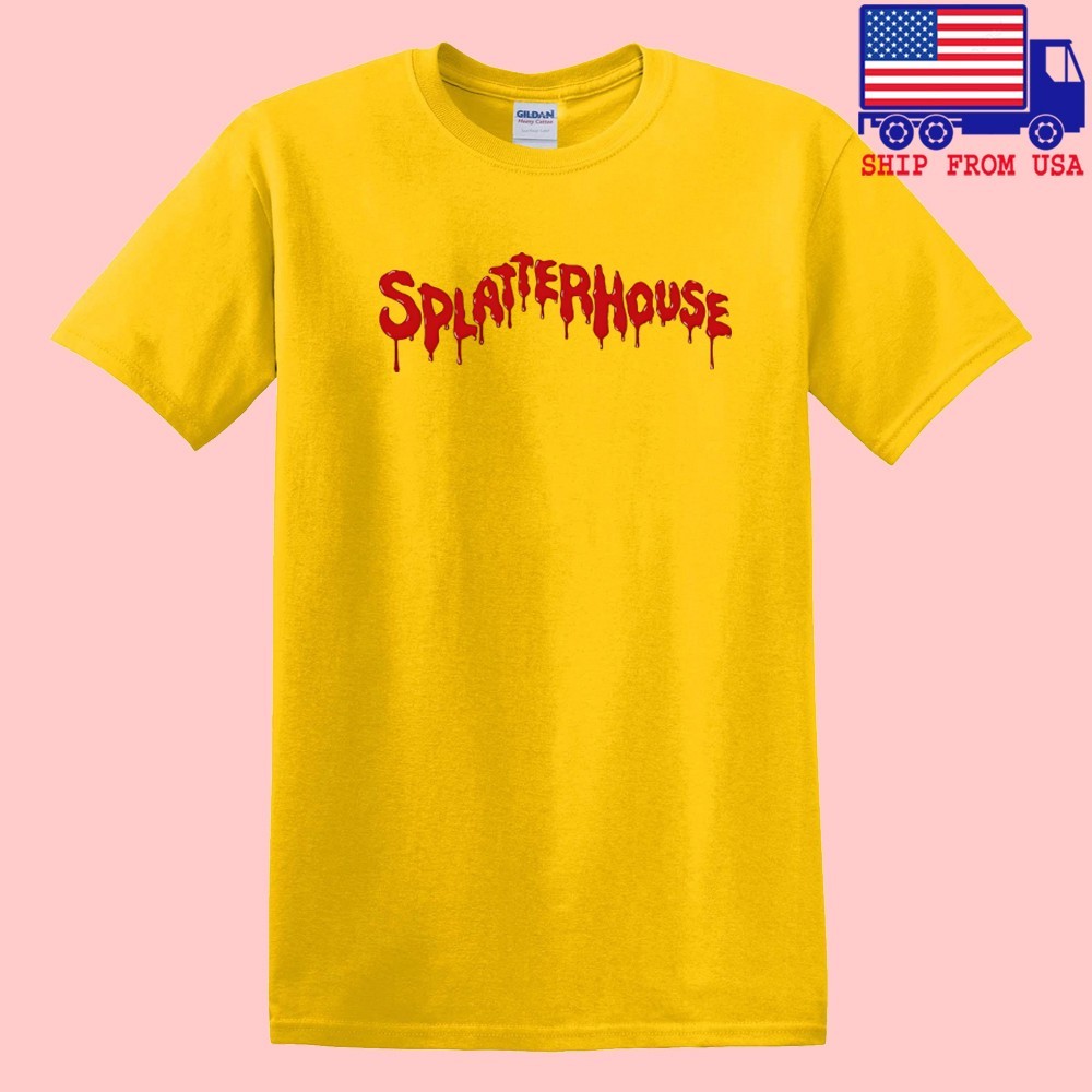 Splatterhouse Men’s Yellow Size S-5XL