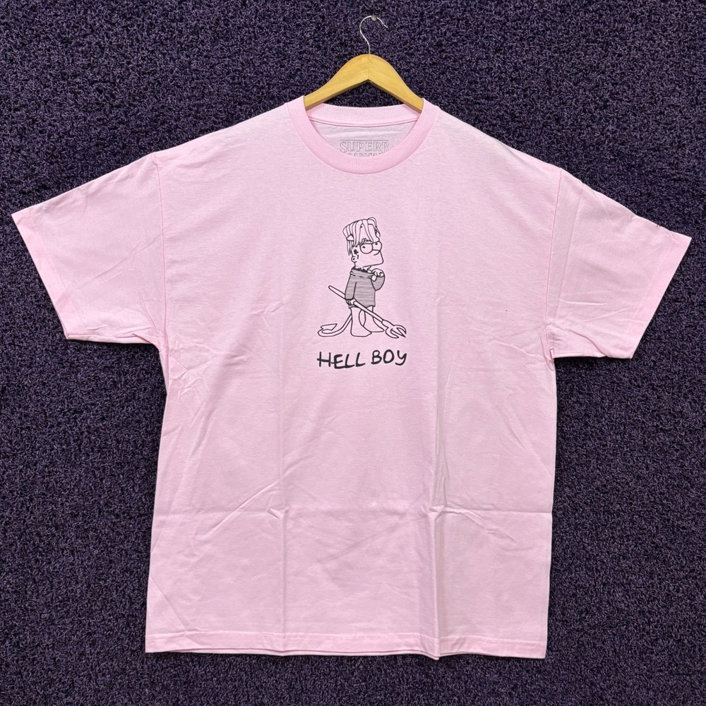 Superr Radical x Lil Peep Hell Boy Bart Simpson T-Shirt XXL