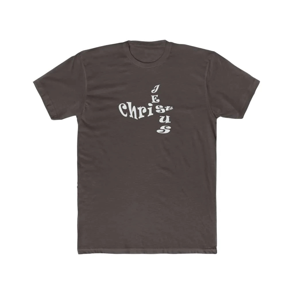 Next Level 3600 Soft Cotton Tee "Jesus Christ" White Font sp gallery