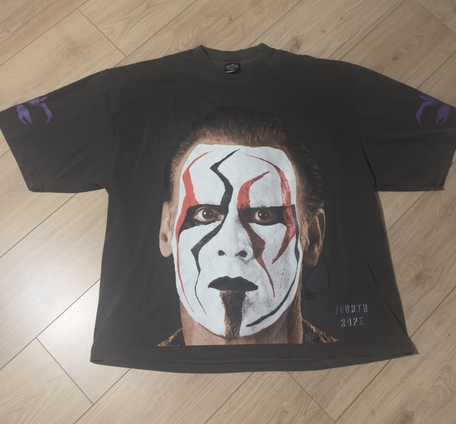Westside Gunn 'Thank You Sting' T-Shirt XL 4th Rope WWE AEW, Oversized Fit (XL) gallery